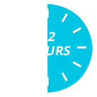 Aleve 12 hours clock icon